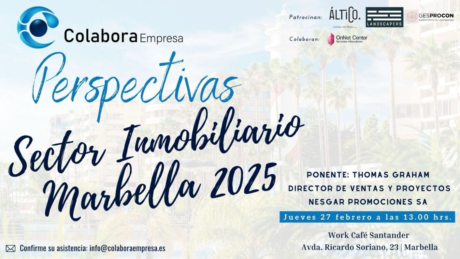 Encuentro inmobiliario con nuestro compañero Thomas Graham