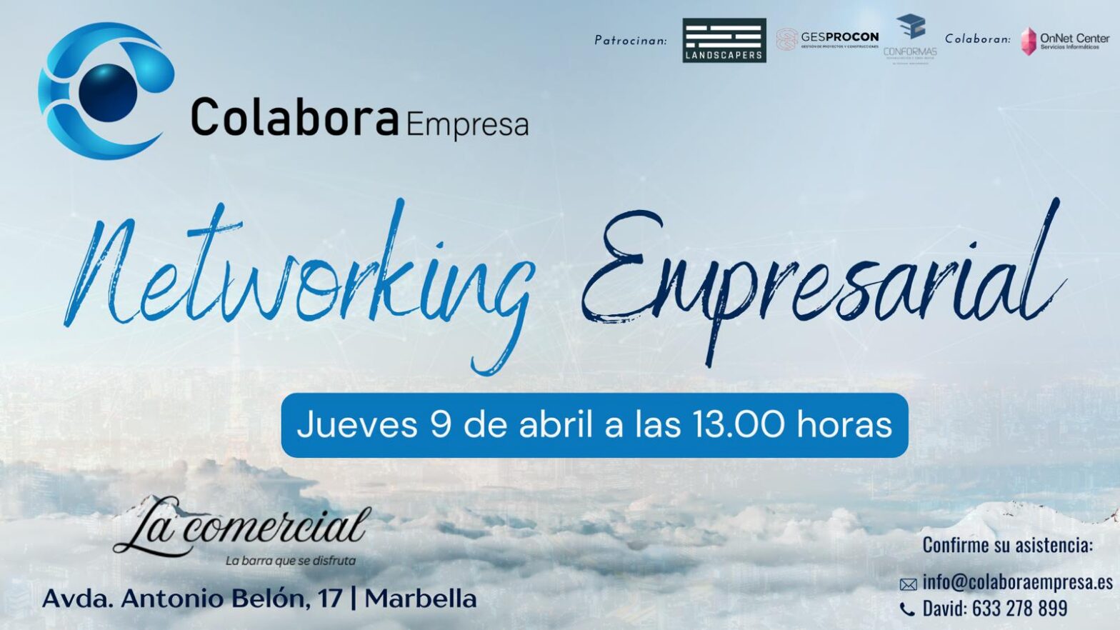 Networking empresarial abril 2026 marbella